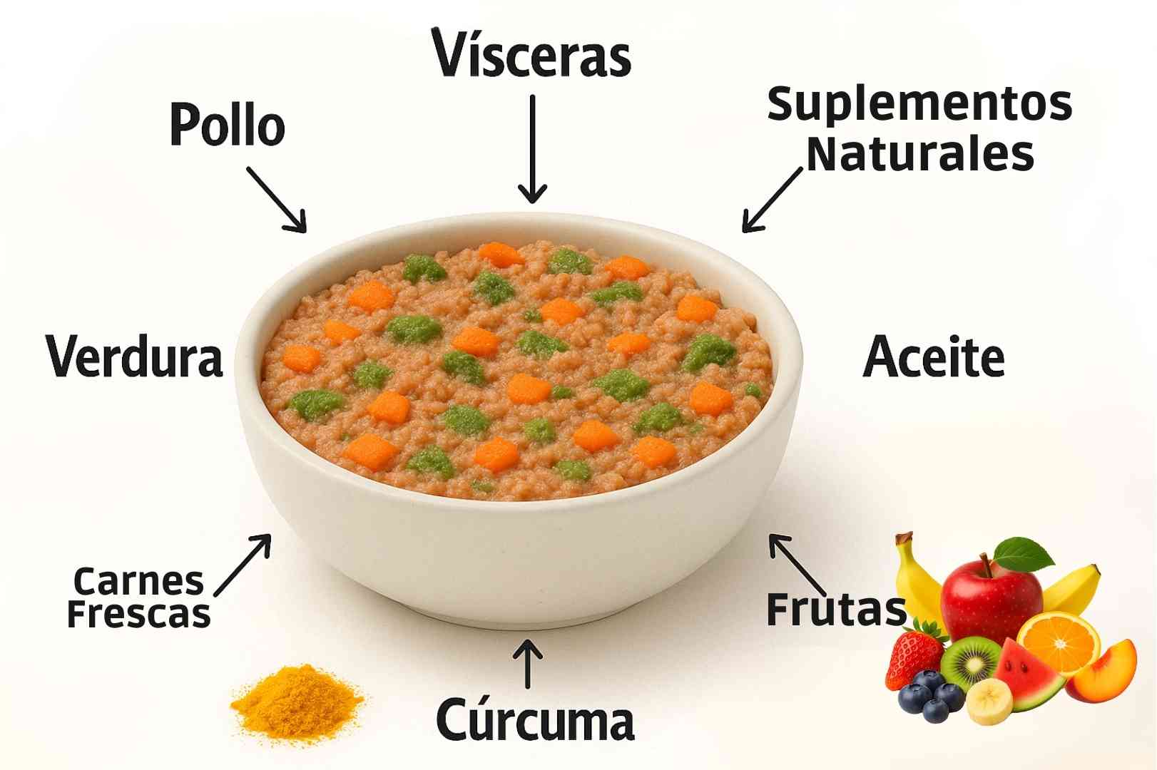 Dieta natural para mascotas Doggy Vital
